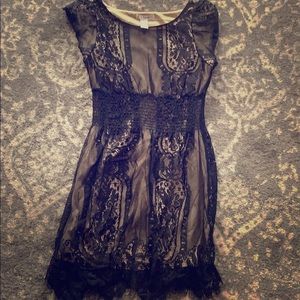 Black vintage style dress